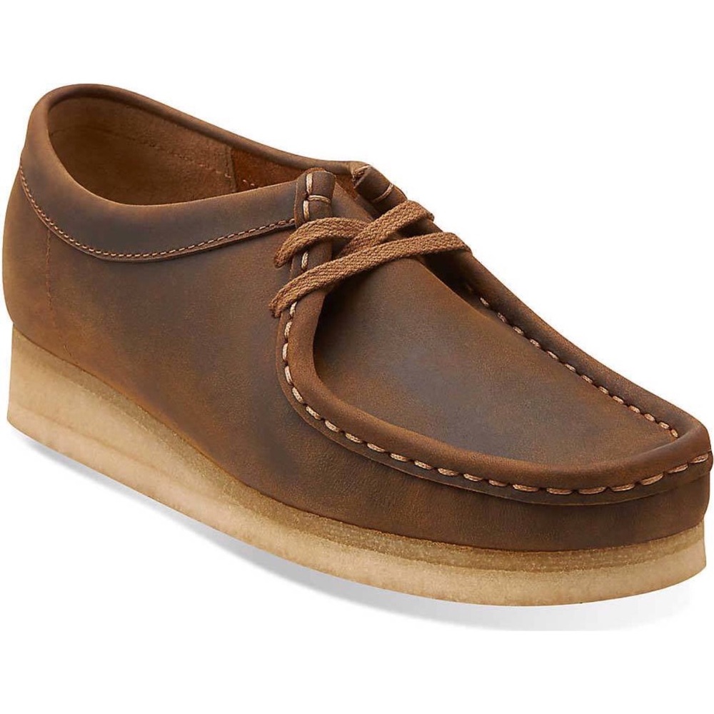 OG Clarks Beeswax Leather Wallabees Size 8
